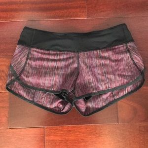 Lululemon speed shorts